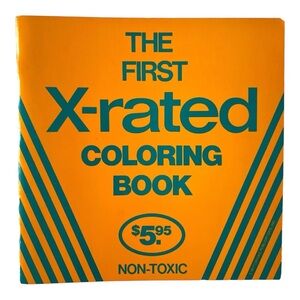 The First X-Rated Coloring Book by Jeffrey Kerns (1977) Jumbo X-rated Art
